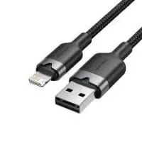 CABLE USB2.0 TO LIGHTNING/1M BLACK LANBF VENTION