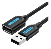 CABLE USB2.0 MALE TO FEMALE/5M BLACK CBIBJ VENTION