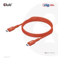 CLUB3D CAC-1511 USB-kaabel USB 2.0 1 m USB C 0,48 Gbit/s 240 W Oranž – pilt 10