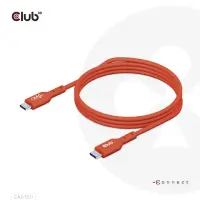 CLUB3D CAC-1511 USB-kaabel USB 2.0 1 m USB C 0,48 Gbit/s 240 W Oranž – pilt 11