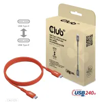CLUB3D CAC-1511 USB-kaabel USB 2.0 1 m USB C 0,48 Gbit/s 240 W Oranž – pilt 20