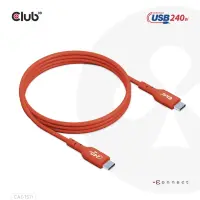 CLUB3D CAC-1511 USB-kaabel USB 2.0 1 m USB C 0,48 Gbit/s 240 W Oranž – pilt 22