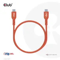 CLUB3D CAC-1511 USB-kaabel USB 2.0 1 m USB C 0,48 Gbit/s 240 W Oranž – pilt 23