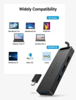 I/O HUB 5-IN-1 USB-C/0.15M TGKBB VENTION – pilt 2