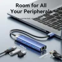 I/O HUB 5-IN-1 USB 3.0/0.15M TGFSB VENTION – pilt 6