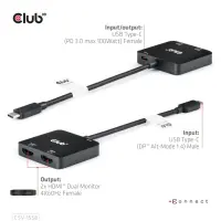 CLUB3D CSV-1558 videojagur USB tüüp-C 2x HDMI – pilt 11