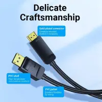 CABLE DP TO HDMI 2M/HAGBH VENTION – pilt 2