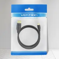 CABLE DP TO USB-C 8K HD/2M BLACK CGYBH VENTION – pilt 6