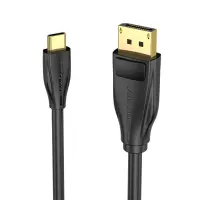 CABLE DP TO USB-C 8K HD/2M BLACK CGYBH VENTION – pilt 11