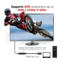 CLUB3D CAC-1120 DisplayPort-kaabel 1 m Mini DisplayPort Must – pilt 10