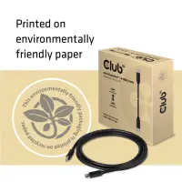 CLUB3D Mini DisplayPort 1.4 Cable HBR3 8K60Hz Male / Male 2 mtr. / 6.56 Ft. – pilt 9