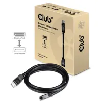 CLUB3D CAC-1022 videokaabliadapter 2 m Displayport 1.4 Must – pilt 4