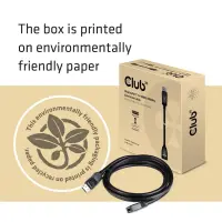 CLUB3D CAC-1022 videokaabliadapter 2 m Displayport 1.4 Must – pilt 12