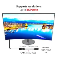 CLUB3D cac-1023 3 m DisplayPort Must – pilt 5