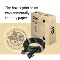 CLUB3D CAC-1220 DVI-kaabel 10 m DVI-D Must – pilt 11