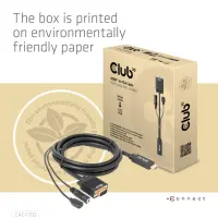 CLUB3D CAC-1712 videokaabliadapter 2 m VGA (D-Sub) + 3.5mm HDMI + Micro-USB Must – pilt 12