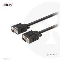 CLUB3D CAC-1710 VGA-kaabel 10 m VGA (D-Sub) Must – pilt 9