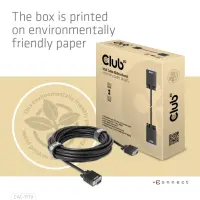 CLUB3D CAC-1710 VGA-kaabel 10 m VGA (D-Sub) Must – pilt 14