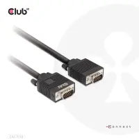 CLUB3D CAC-1710 VGA-kaabel 10 m VGA (D-Sub) Must – pilt 15