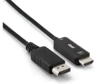 CLUB3D CAC-1083 DisplayPort-kaabel 2 m HDMI tüüp D (Micro) Must – pilt 2