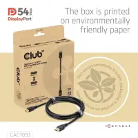 CLUB3D CAC-1093 DisplayPort-kaabel 3 m Must – pilt 9
