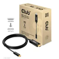 CLUB3D CAC-1334 videokaabliadapter 1,8 m HDMI tüüp A (Standard) USB tüüp-C Must – pilt 4