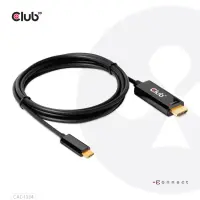 CLUB3D CAC-1334 videokaabliadapter 1,8 m HDMI tüüp A (Standard) USB tüüp-C Must – pilt 10