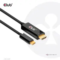 CLUB3D CAC-1334 videokaabliadapter 1,8 m HDMI tüüp A (Standard) USB tüüp-C Must – pilt 16
