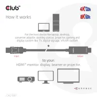 CLUB3D CAC-1087 videokaabliadapter 3 m DisplayPort HDMI Must – pilt 9