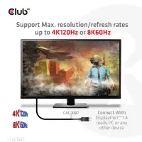 CLUB3D CAC-1087 videokaabliadapter 3 m DisplayPort HDMI Must – pilt 11