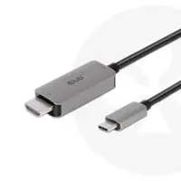 CLUB3D CAC-1587 videokaabliadapter 3 m USB Gen2 Type-C HDMI tüüp A (Standard) Must – pilt 3