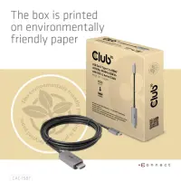 CLUB3D CAC-1587 videokaabliadapter 3 m USB Gen2 Type-C HDMI tüüp A (Standard) Must – pilt 8