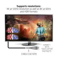 CLUB3D CAC-1079 DisplayPort-kaabel 20 m Must – pilt 5
