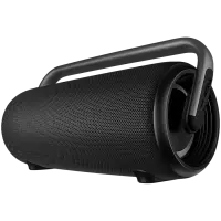 Portable speaker SVEN PS-395, black, power output 80W (RMS), TWS, Bluetooth, RGB backlight, Waterproof (IPx5), USB, Battery life – up to 20 hours