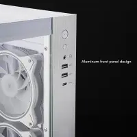 CHIEFTEC VISIO WHITE dual-chamber TG ATX – pilt 2