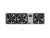 Lanberg Vertical Ventilation Panel 19" 3U for Rack three Fans 230V | AK-1506-S | Grey