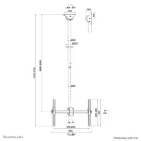NEOMOUNTS Flat Screen Ceiling Mount – pilt 7