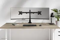 NEOMOUNTS NERO Double Screen Desk Mount – pilt 9