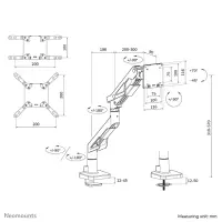 NEOMOUNTS ACE Gaming Desk Mount – pilt 8
