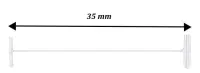 Etiketipidemed klammerdajale MTX-05R-35mm, Motex