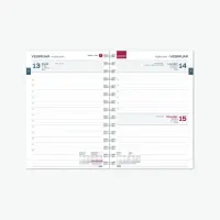 2912518004, Raamatkalender Kantsler Flex Päev bordoo – pilt 2