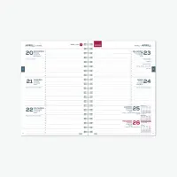2912493873, Raamatkalender Kantsler Spiral Disain Nädal H Annabel – pilt 2