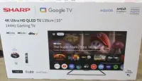 SALE OUT. Sharp 55GR8265E 55" (139cm) 4K Ultra HD QLED Smart Google Frameless TV, 144Hz, Dolby Vision IQ, Dolby Atmos, Harman/Kardon | Sharp 55GR8265E | 55 | Smart TV | Google TV | UHD | DEMO – pilt 7