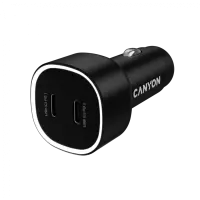 CANYON car charger OnDrive 60 PD 60W 2xUSB-C Black