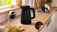Bosch Kettle | TWK3M123 MyMoment | Electric | 2400 W | 1.7 L | Plastic | 360° rotational base | Black – pilt 5