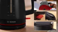Bosch Kettle | TWK3M123 MyMoment | Electric | 2400 W | 1.7 L | Plastic | 360° rotational base | Black – pilt 8