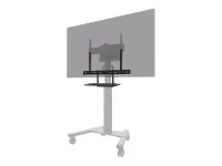 Neomounts Floor stand | AV40-500BL Keyboard Shelf Kit | Height adjustment | 43-110 " | Maximum weight (capacity) 2.5 kg | Black