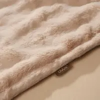 Duux Yentl Heated Overblanket, 200 x 200 cm | DXOB12 | Number of heating levels 9 | Number of persons 1 | Washable | Remote control | Premium faux fur | 200 W | Bubble Gray
