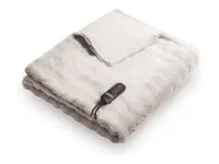 Duux Yentl Heated Overblanket, 200 x 200 cm | DXOB12 | Number of heating levels 9 | Number of persons 1 | Washable | Remote control | Premium faux fur | 200 W | Bubble Gray – pilt 2
