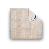 Duux Yentl Heated Overblanket, 200 x 200 cm | DXOB12 | Number of heating levels 9 | Number of persons 1 | Washable | Remote control | Premium faux fur | 200 W | Bubble Gray